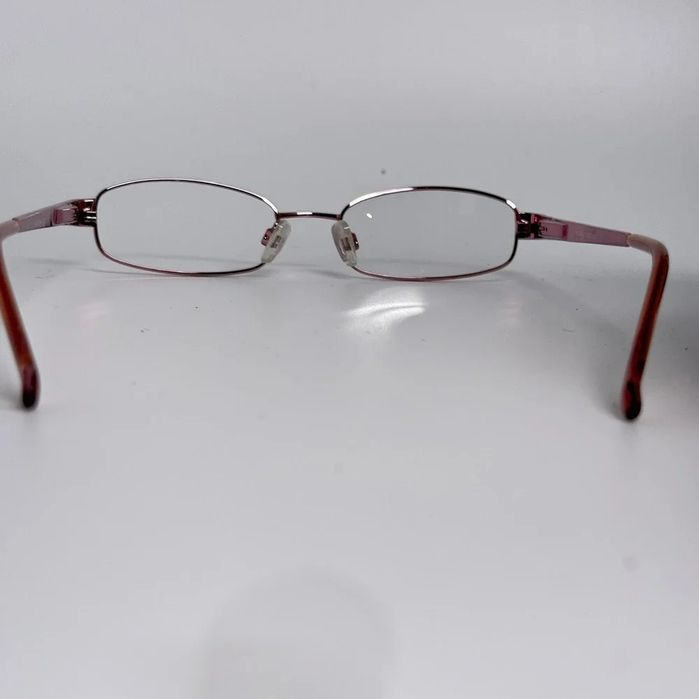 Modern Times Nifty Rose Pink Oval Metal Eyeglass Frames 49-17-140